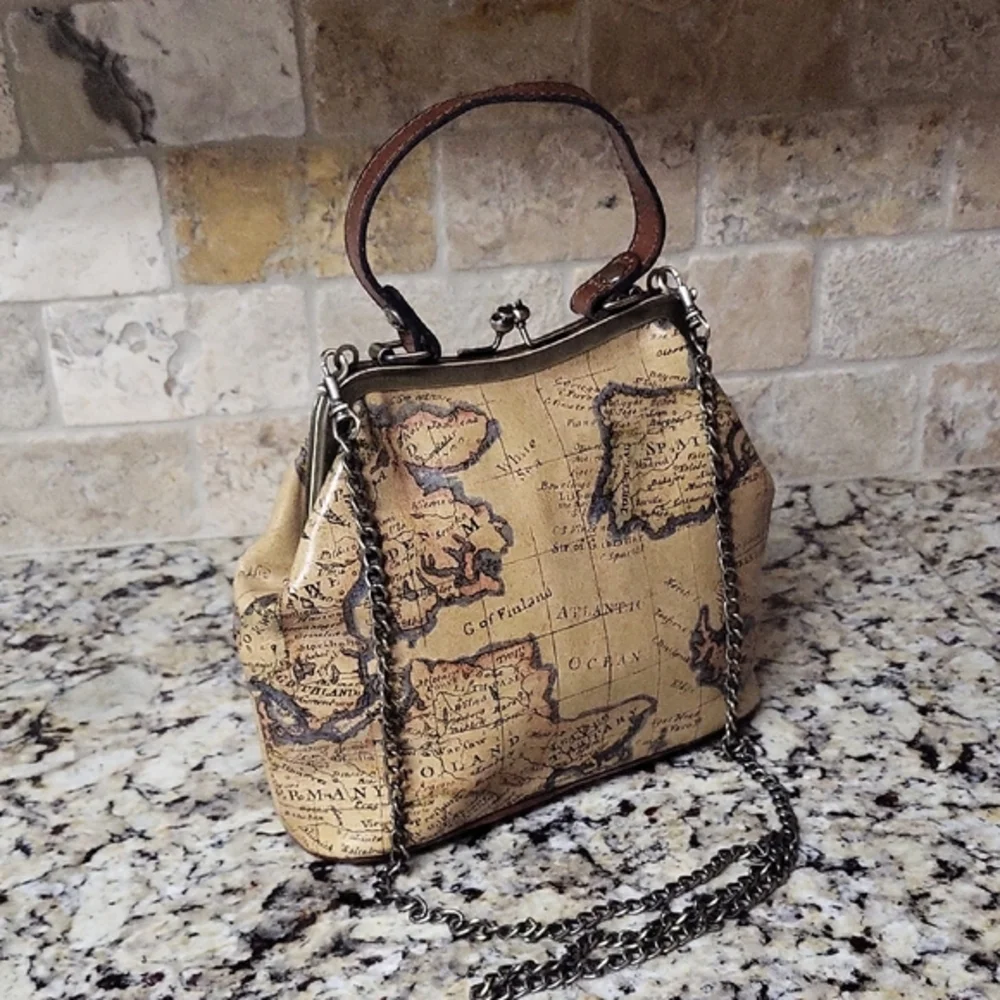 Patricia Nash Laureana European Map Satchel